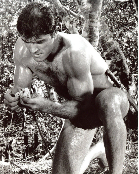 Mike Henry As Tarzan In Classic Film Magnet Magnet Print