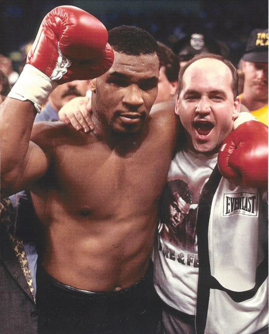 Mike Tyson & Kevin Rooney Photo Boxing Picture Victory