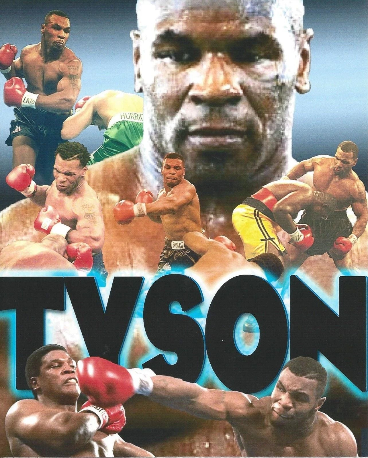 Mike Tyson Photo Boxing Picture Collage