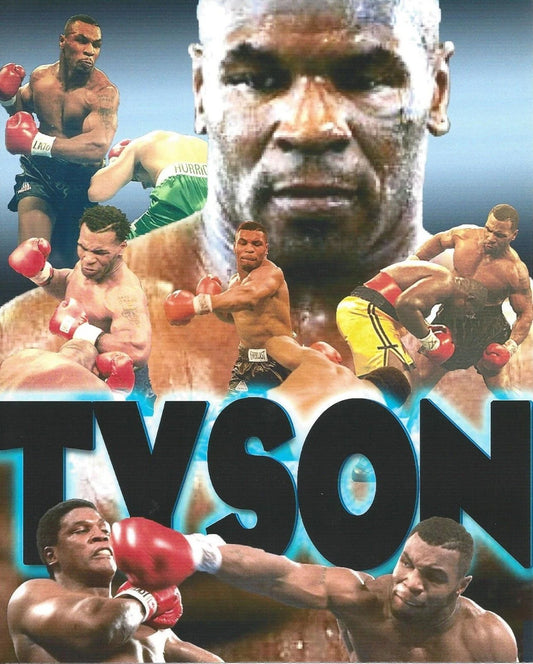 Mike Tyson Keychain Boxing Picture Collage