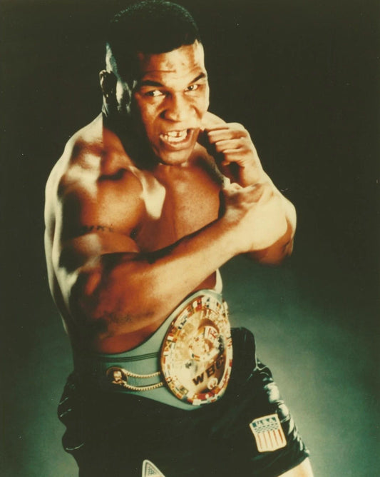 Mike Tyson Magnet Boxing Picture With Belt