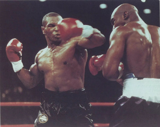 Mike Tyson Vs Evander Holyfield Photo Boxing Picture Ring Action