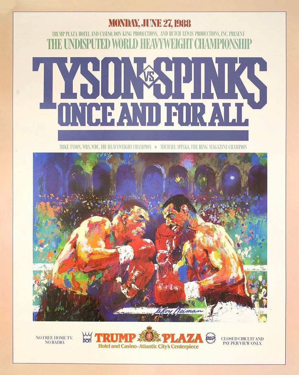 Mike Tyson Vs Mike Spinks Photo Boxing Poster Picture