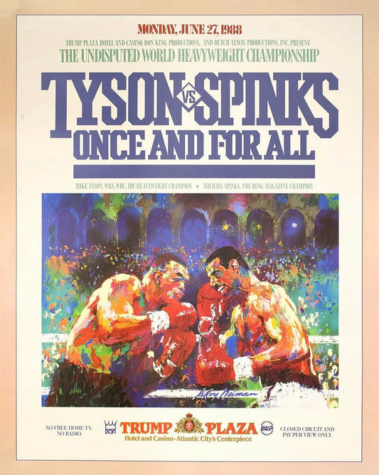 Mike Tyson Vs Mike Spinks Photo Boxing Poster Picture