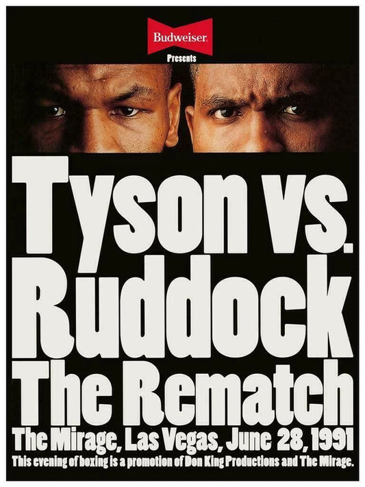 Mike Tyson Vs Razor Ruddock Keychain Boxing Keychain Picture Rematch