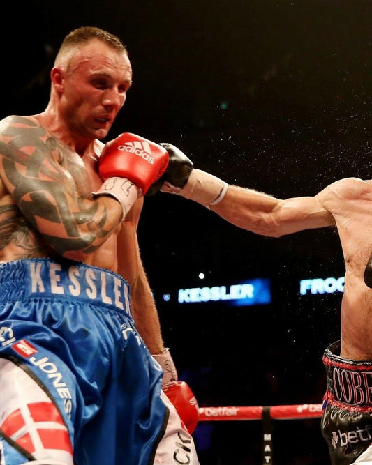 Mikkel Kessler Keychain Boxing Picture Blocking Punch