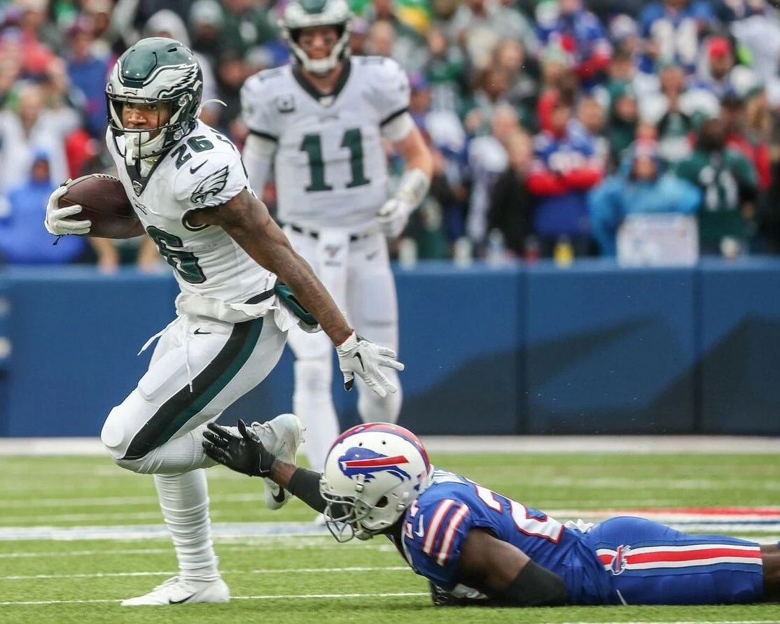 Miles Sanders Photo Philadelphia Eagles Picture Nfl Football Vs Bills