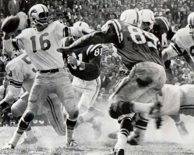 Milt Plum Photo Detroit Lions Picture Nfl Football