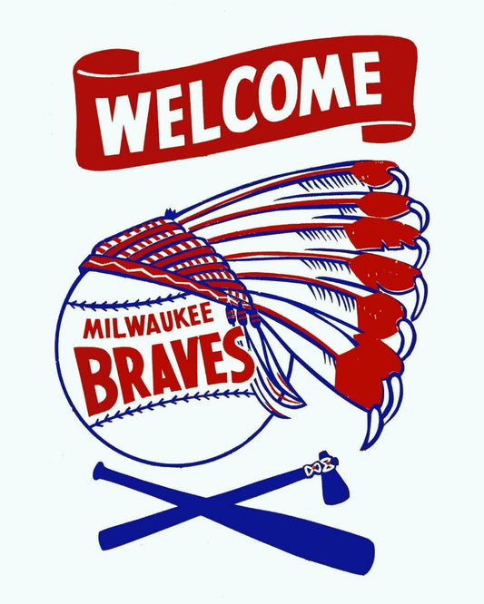 Milwaukee Braves Keychain Baseball Picture Mlb