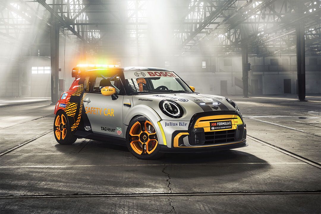 Mini Electric Pacesetter Safety Car Wall Decor Print Poster