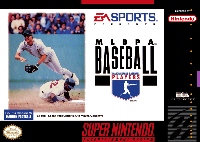 Mlbpa Baseball (Usa) Snes Print Poster
