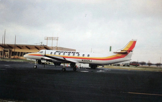 Mohawk Airlines Ii Sa 227 Metroliner Springfield Ohio Retro Picture Photo