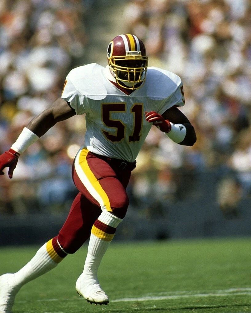 Monte Coleman Photo Washington Redskins Picture Football Nfl In Motion