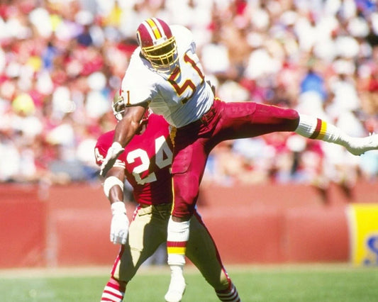 Monte Coleman Photo Washington Redskins Picture Football Nfl Vs Niners