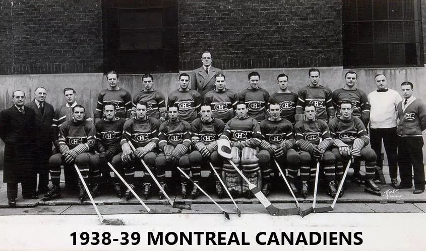 Montreal Canadiens 1938 39 Team Photo Hockey Nhl Team 300 Piece Jigsaw Puzzle