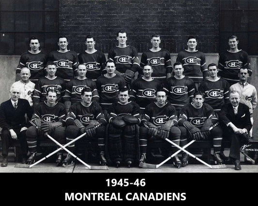 Montreal Canadiens 1945 46 Team Keychain Hockey Nhl Picture