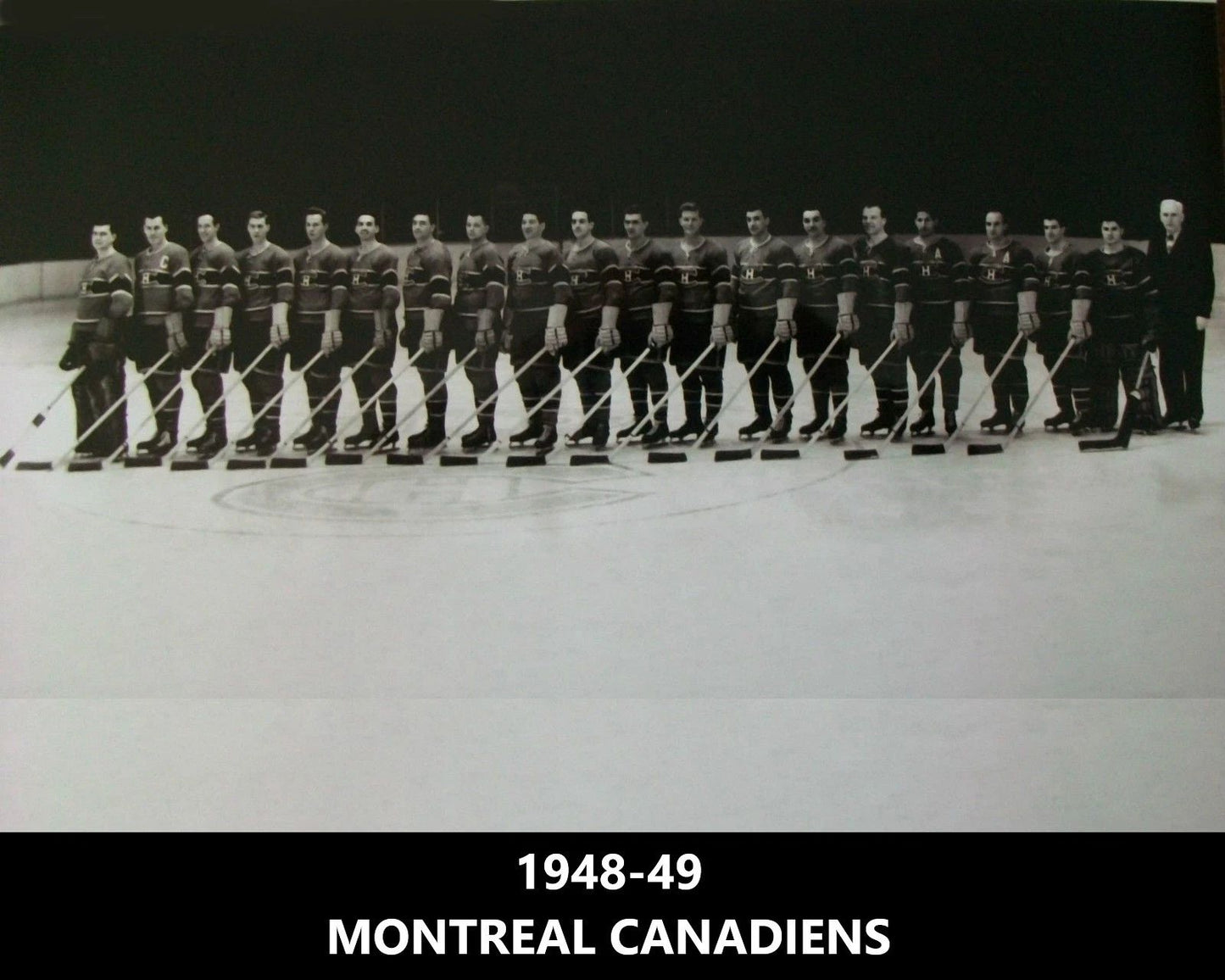 Montreal Canadiens 1948 49 Team Keychain Hockey Nhl Picture