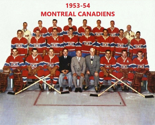 Montreal Canadiens 1953 54 Team Magnet Hockey Nhl Picture
