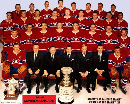 Montreal Canadiens 1964 65 Team Photo Hockey Nhl Picture Stanley Cup Champs