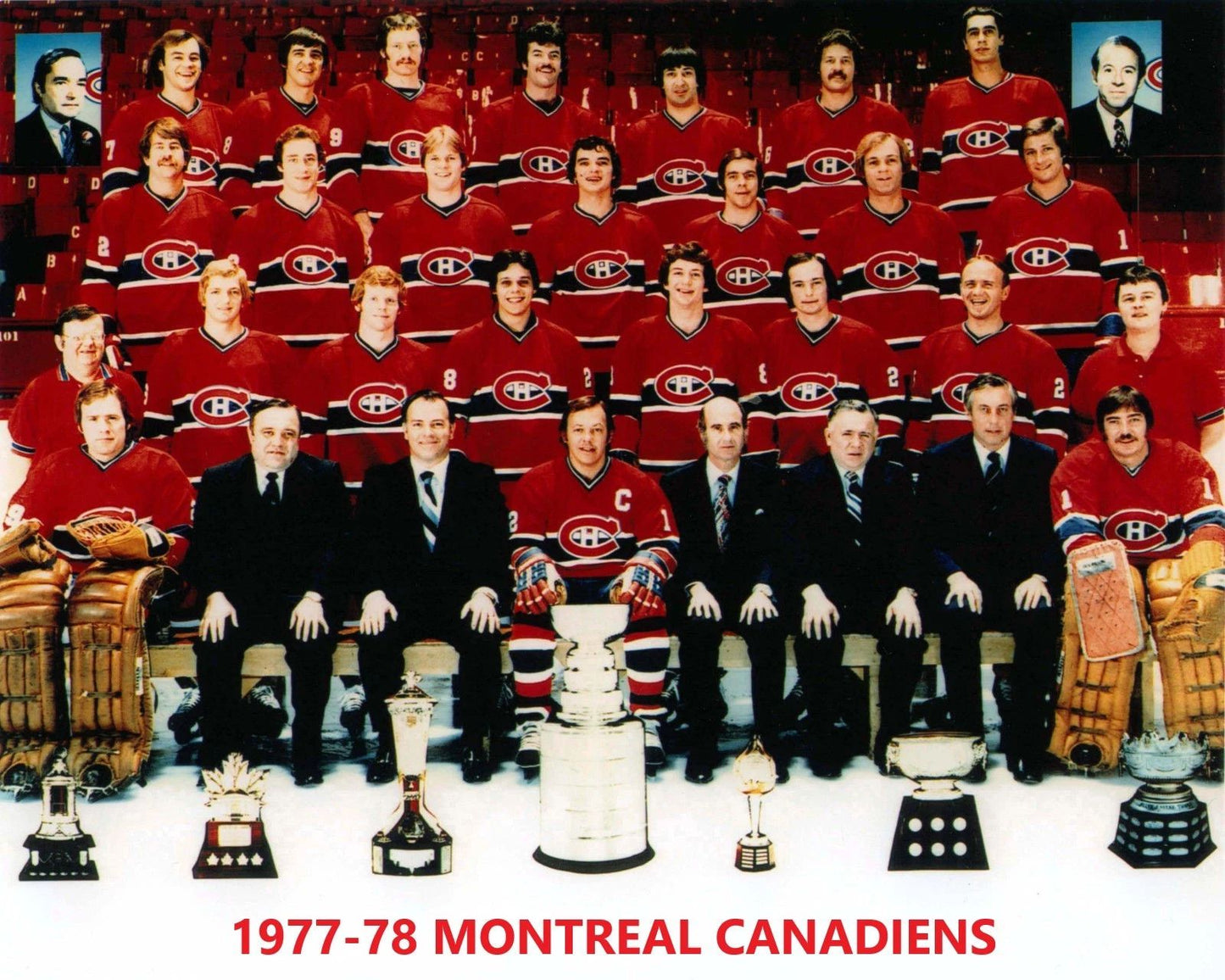 Montreal Canadiens 1977 78 Team Photo Hockey Nhl Picture Stanley Cup Champs