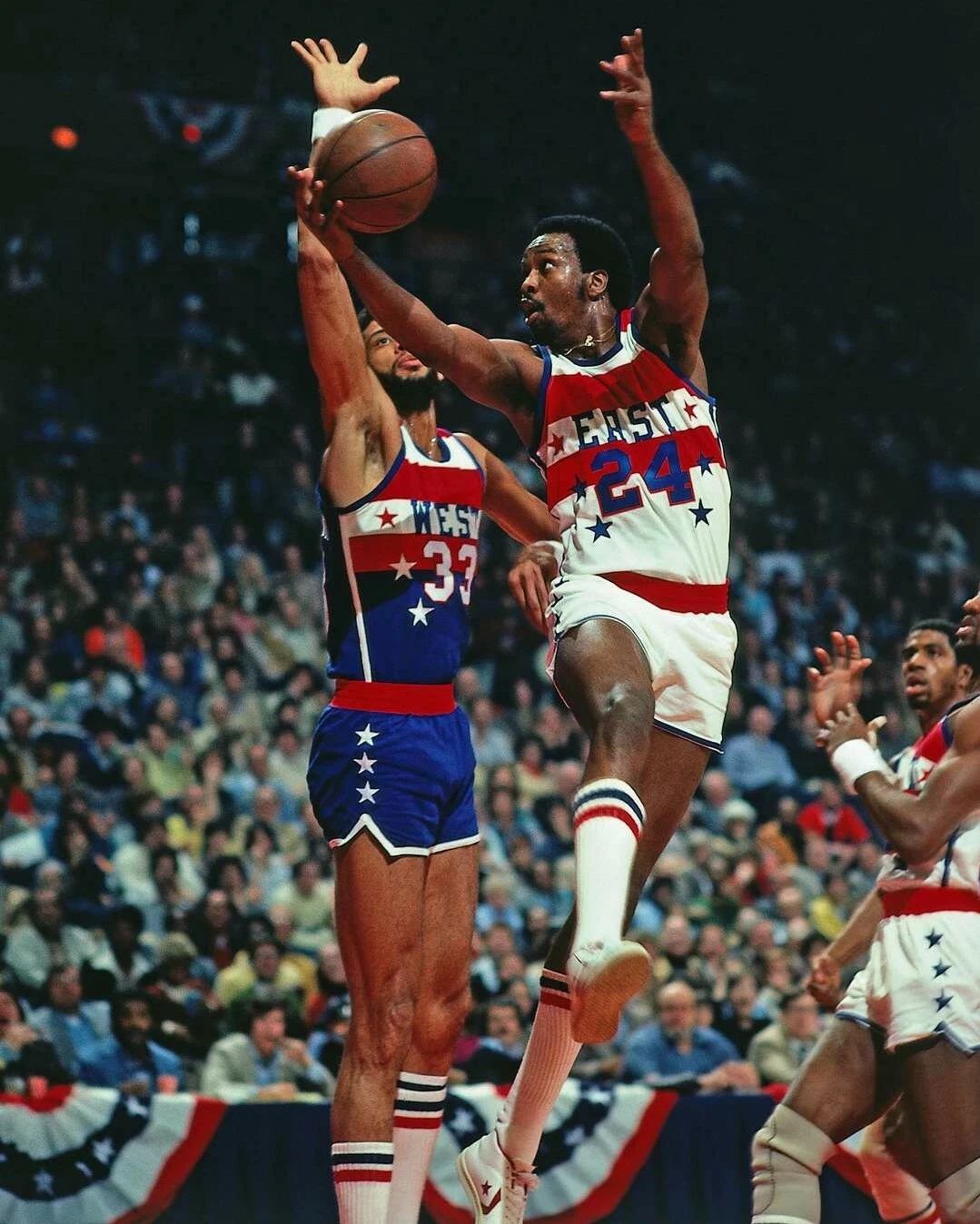 Moses Malone Photo All Star Game Basketball Nba