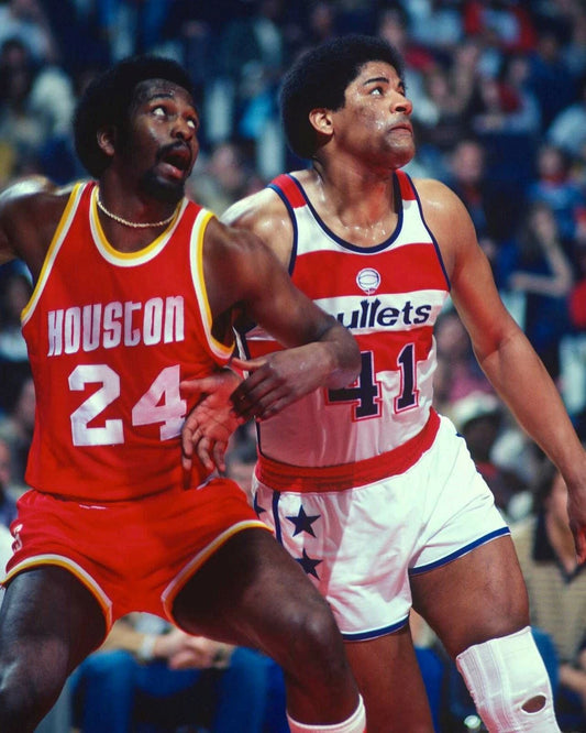Moses Malone & Wes Unseld Magnet Houston Rockets Basketball Nba Bullets