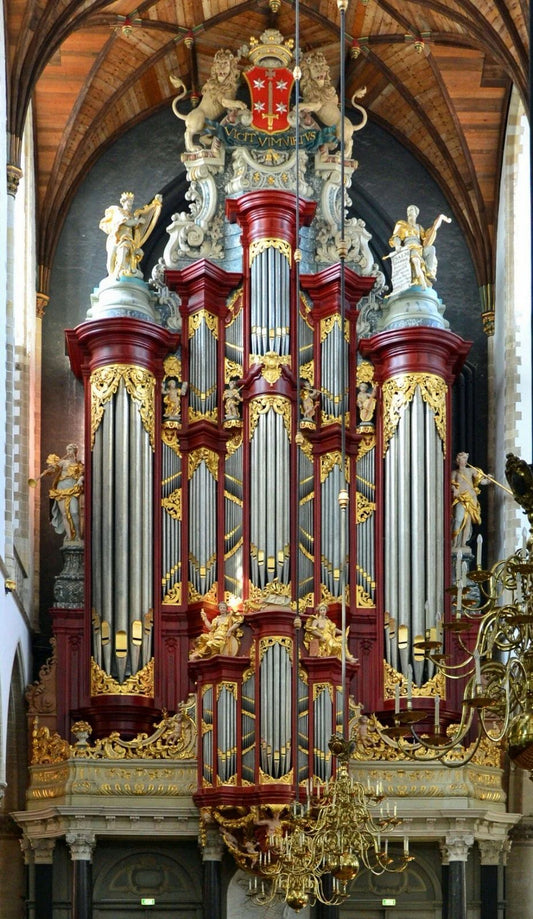 Mozart Organ Grote Kerk Bavokerk Haarlem Poster Picture Photo Print