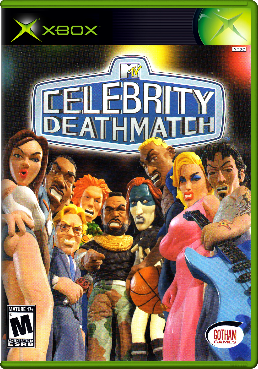 Mtv Celebrity Deathmatch Xbox Print Poster