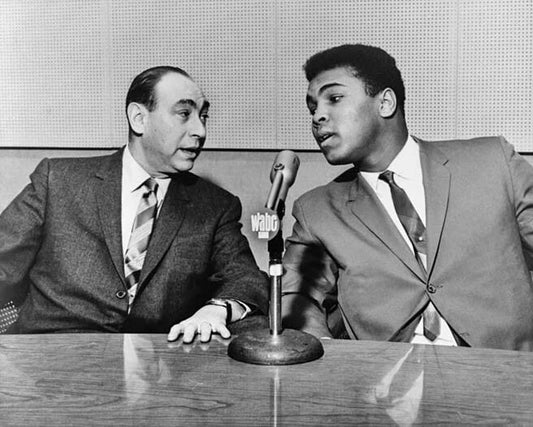 Muhammad Ali And Howard Cosell Glossy Magnet Cassius Clay Magnet