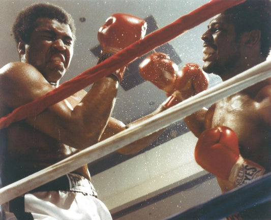 Muhammad Ali Vs Leon Spinks Keychain Boxing Picture Color Pressure By Leon