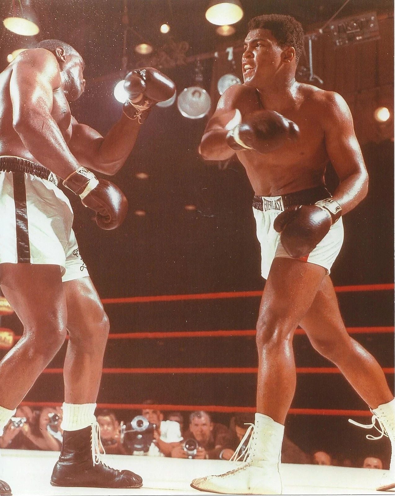 Muhammad Ali Vs Sonny Liston Photo Boxing Picture Color