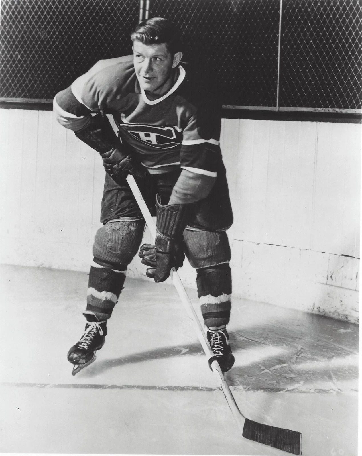 Murph Chamberlain Keychain Montreal Canadiens Nhl Picture Bw