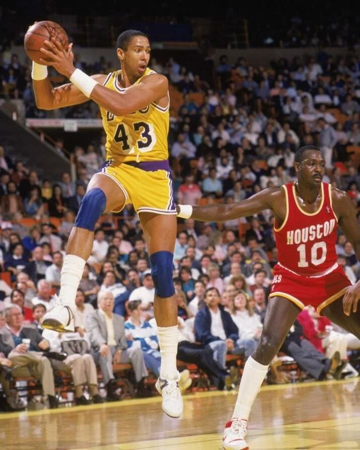 Mychal Thompson Magnet Los Angeles Lakers La Basketball Nba Vs Rockets