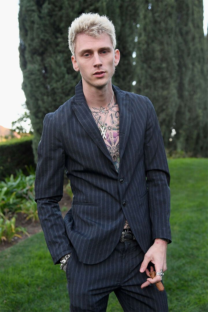 Machine Gun Kelly Bad Boy Rapper Artist Print Keychain