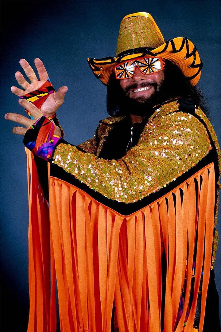 Macho Man Randy Savage 80S Illustration Poster Decor Wall Art Pr Poster