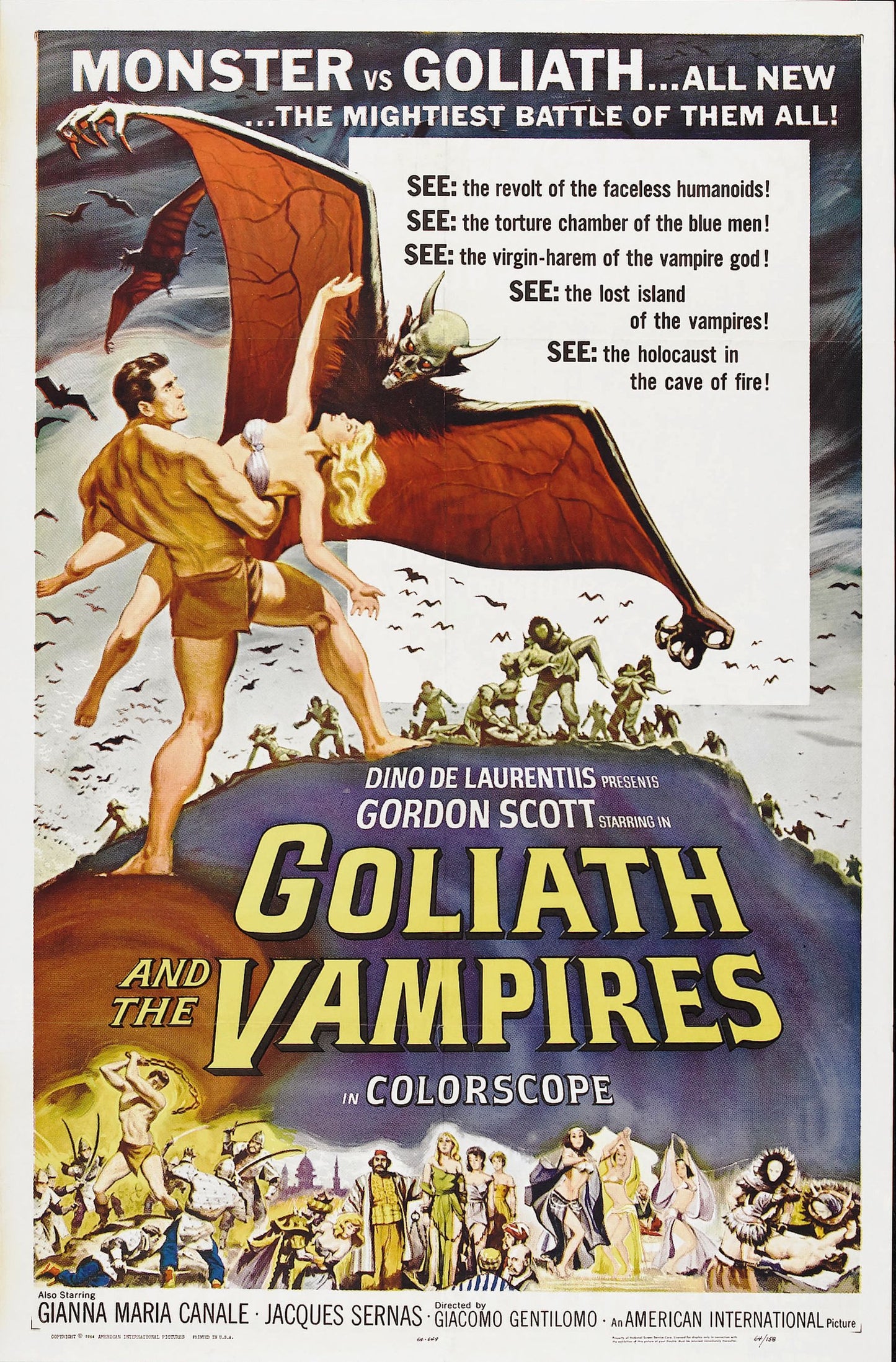 Maciste Vs Vampire 02 Movie Magnet