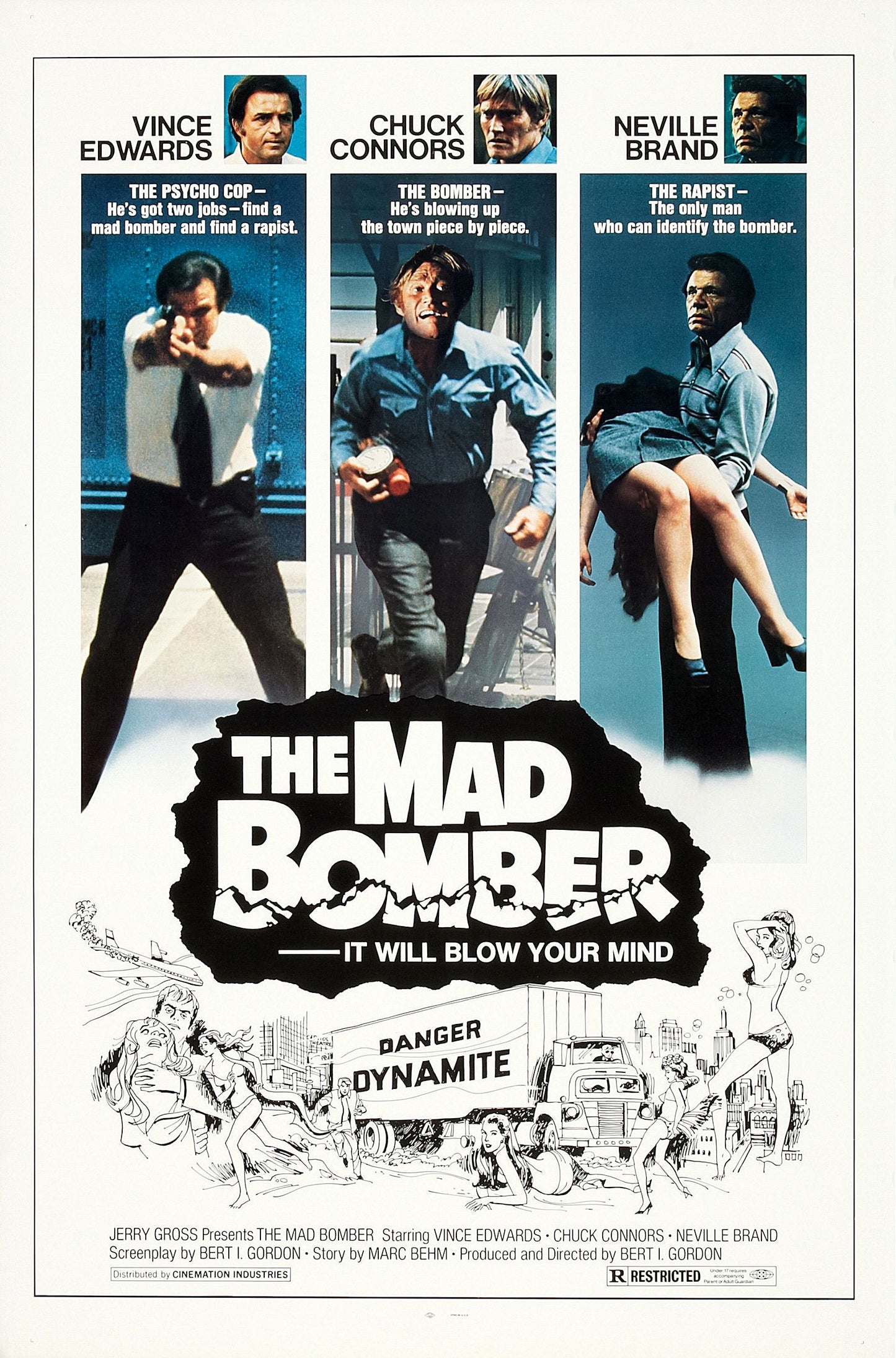 Mad Bomber 02 Movie Magnet