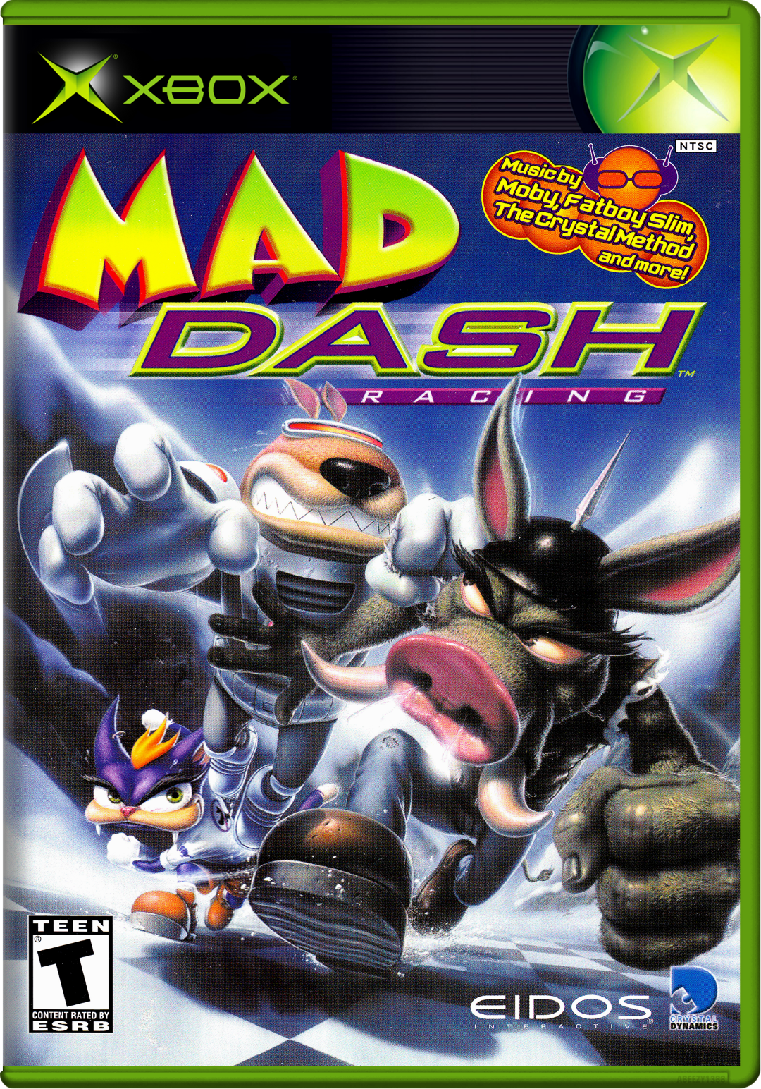 Mad Dash Racing Xbox Keychain