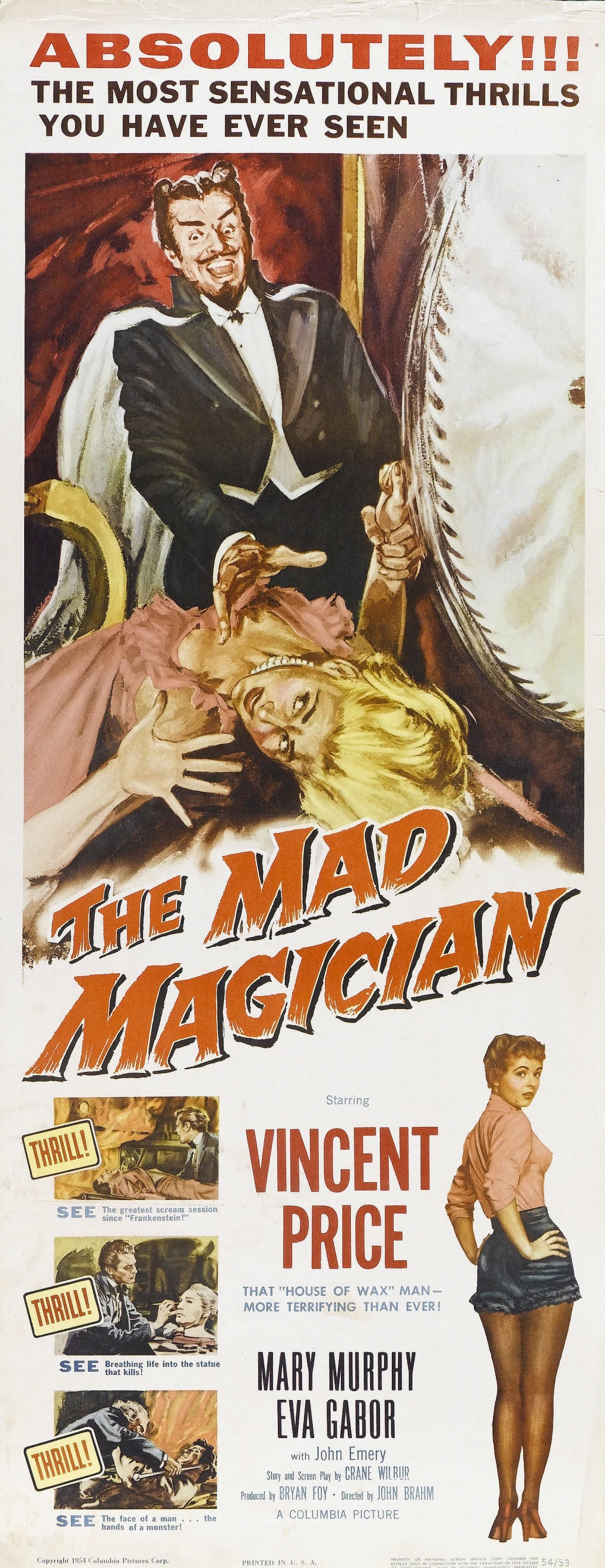 Mad Magician 01 Movie Magnet
