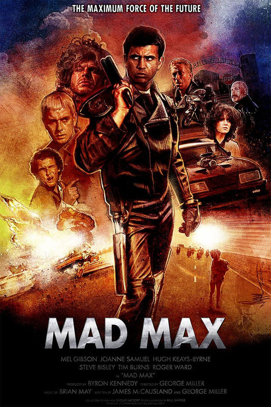 Mad Max Movie 1979 Classic Film Mel Gibson Adventure Wall Art Poster