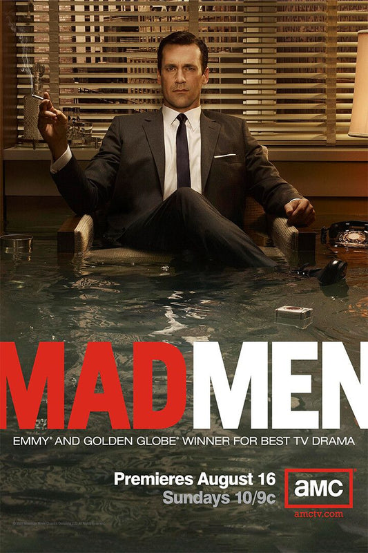 Mad Men Flooded Office Drama Series Art Home Decor Poster
