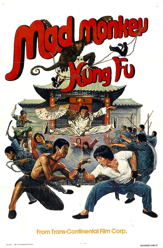 Mad Monkey Kung Fu 01 Movie Magnet