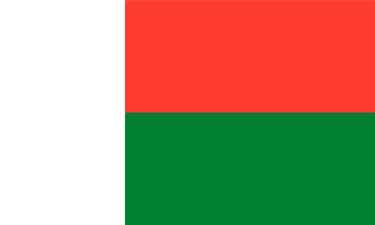 Madagascar Flag Print Poster