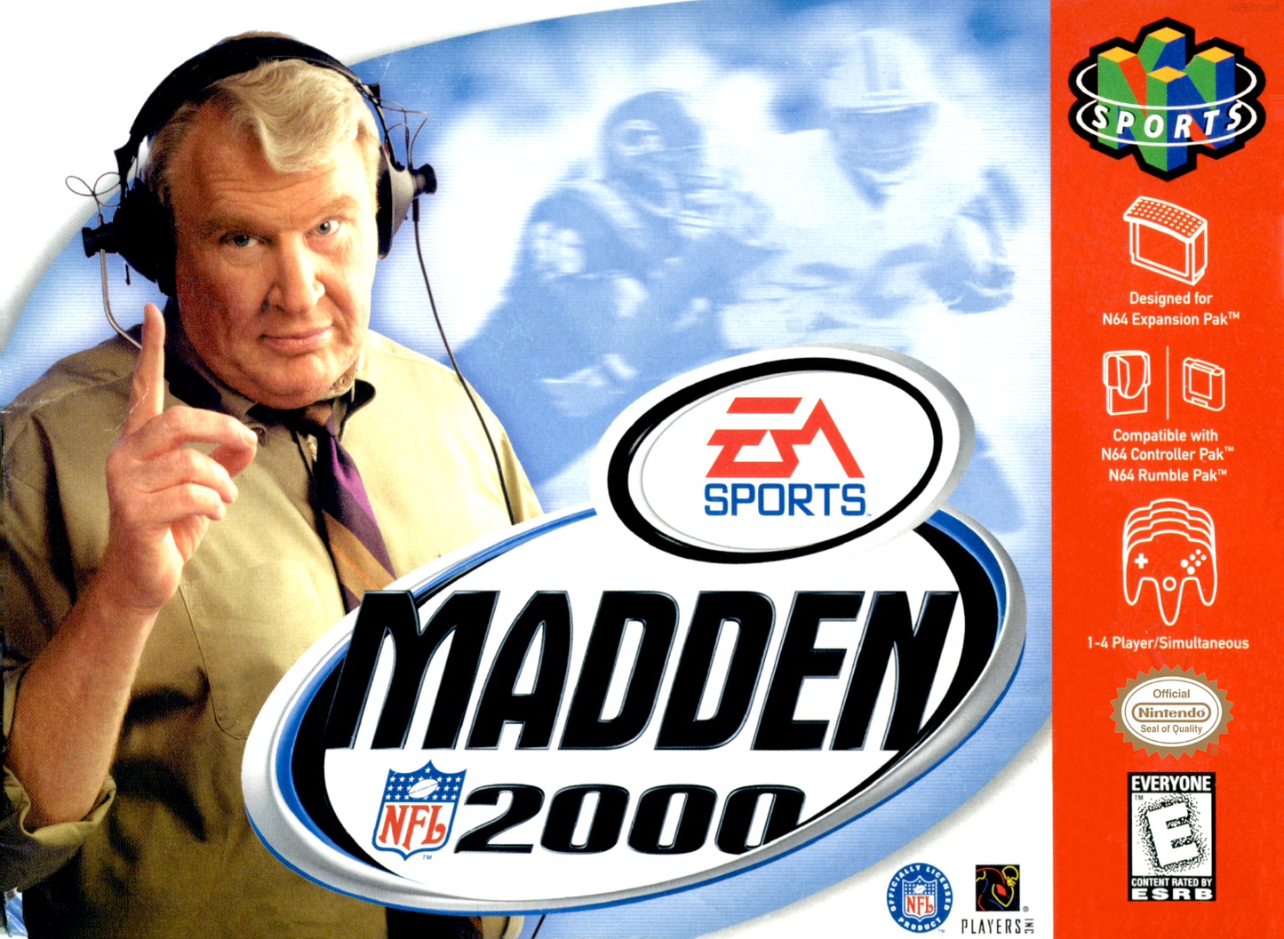 Madden Nfl 2000 N64 Keychain