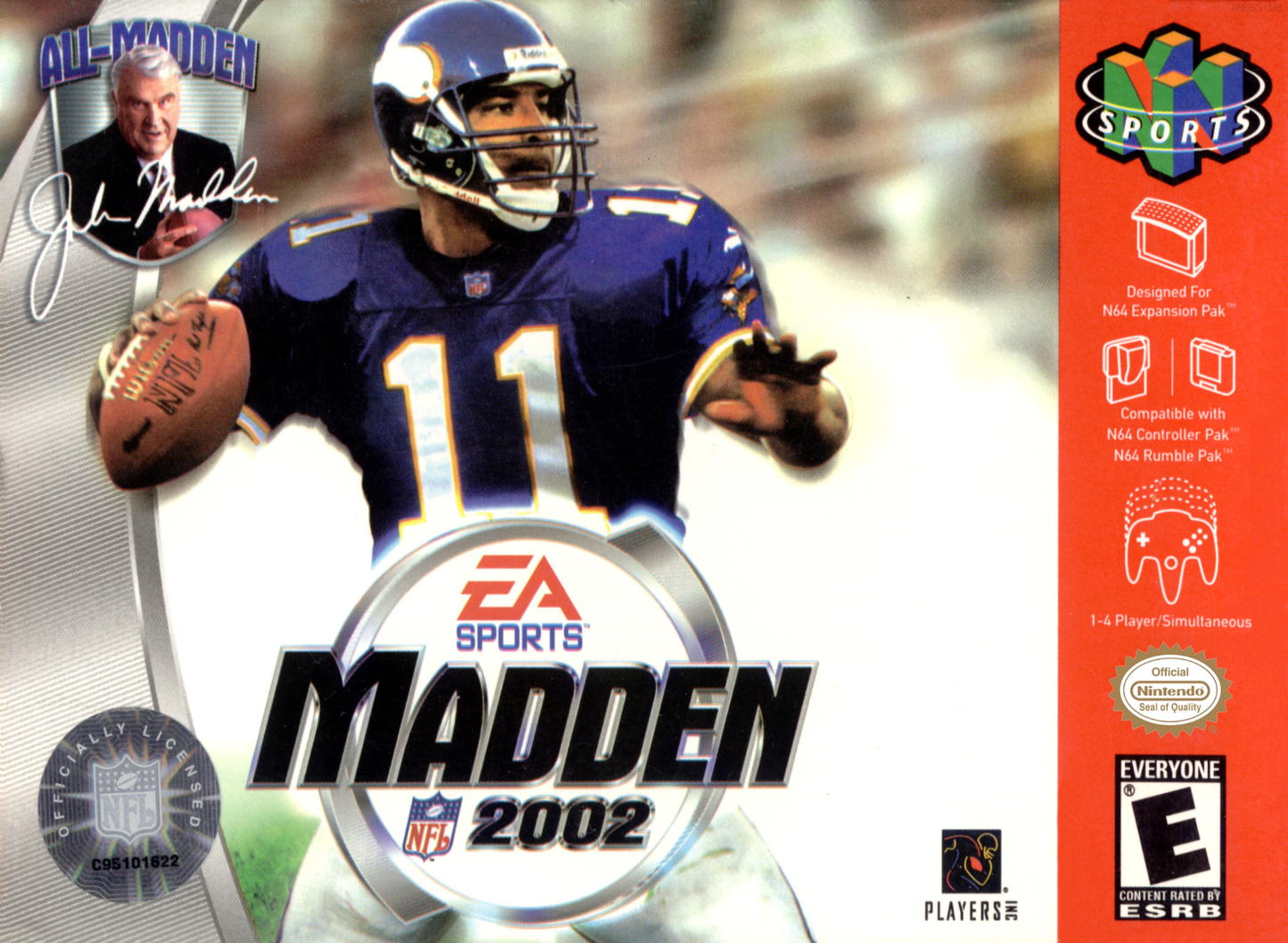 Madden Nfl 2002 N64 Keychain