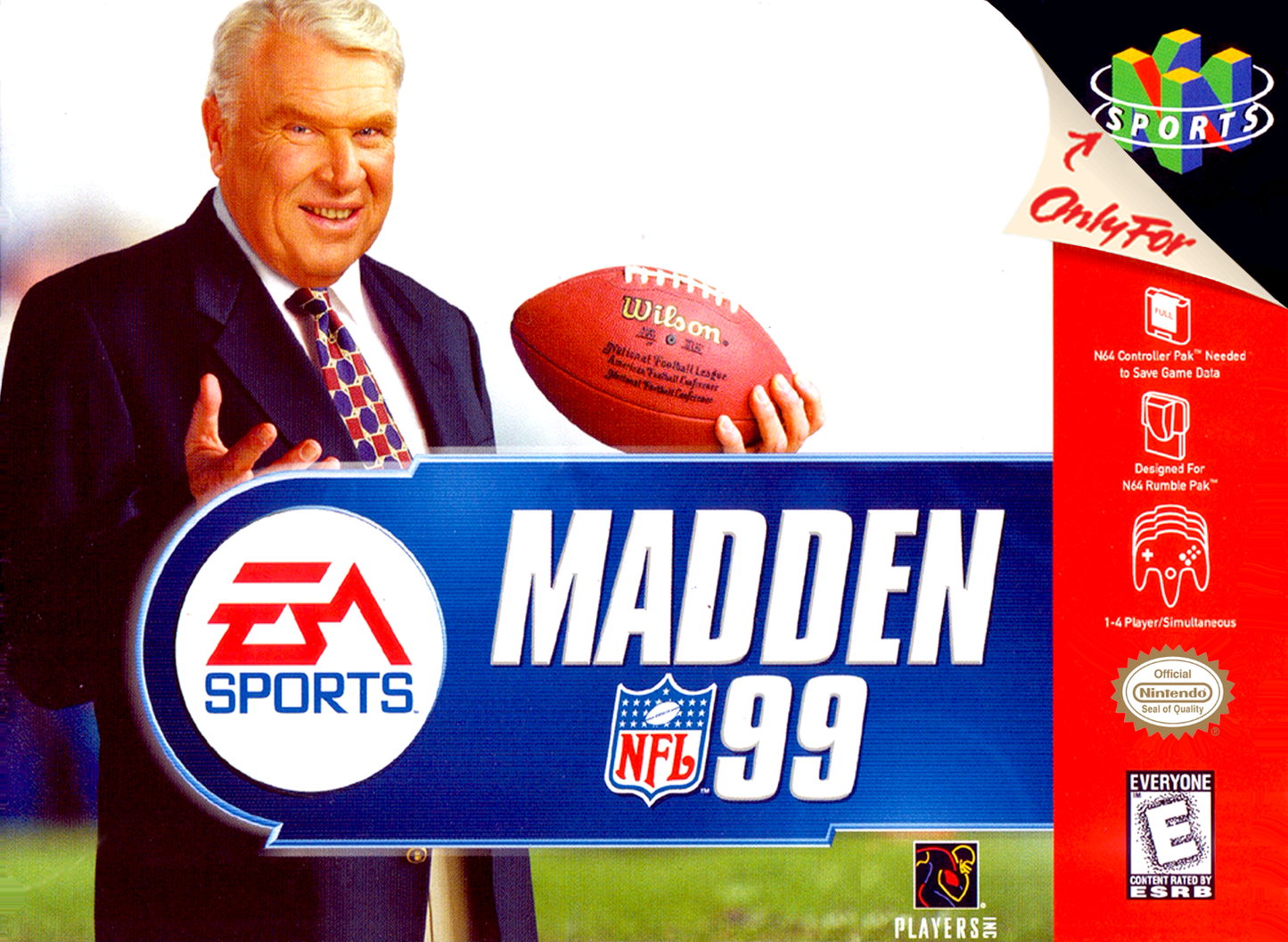 Madden Nfl 99 N64 Print Poster