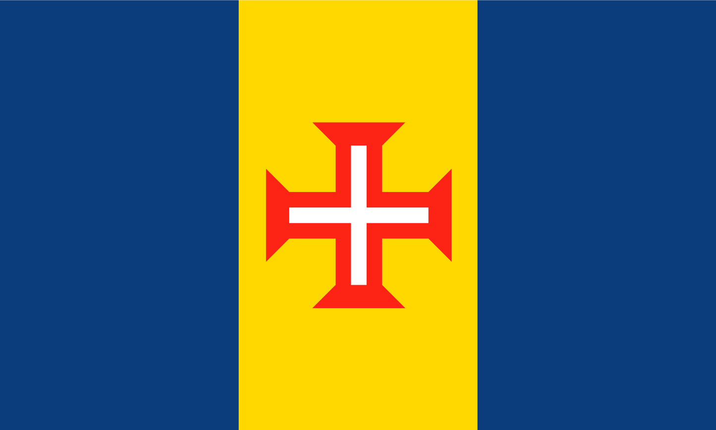 Madeira Flag Print Poster