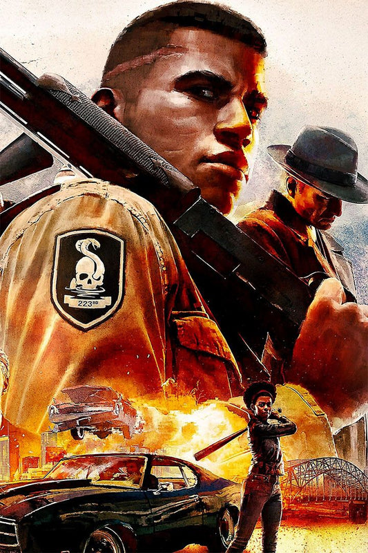 Mafia Iii Video Game Action Adventure Excitement Wall Art Home Poster