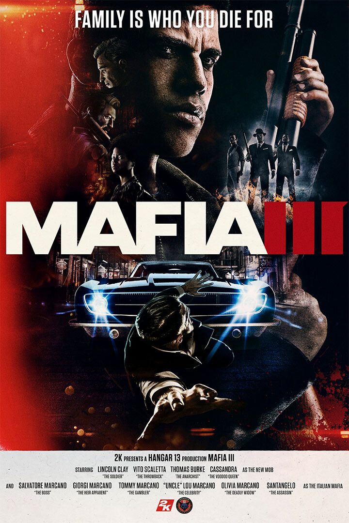 Mafia Iii Video Game Single Player Action Game Wall Art Home Poster