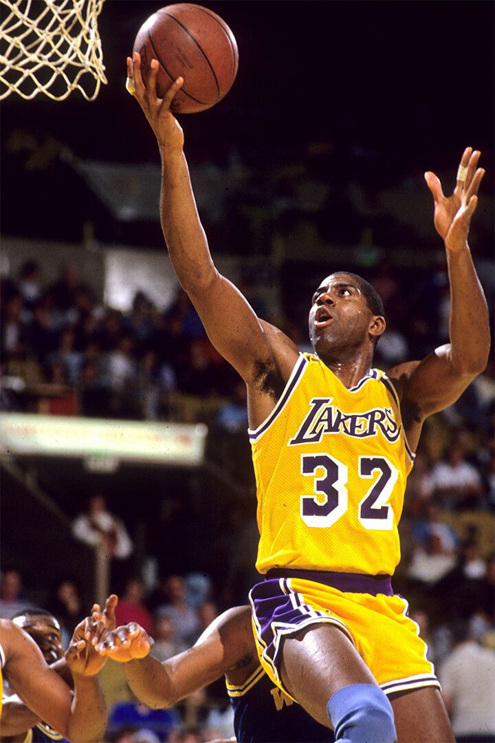 Magic Johnson American Basketball Match Magnet